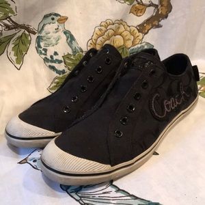Black Coach Keeley Sneakers